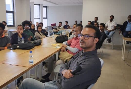 BITS College data analytics workshop audience