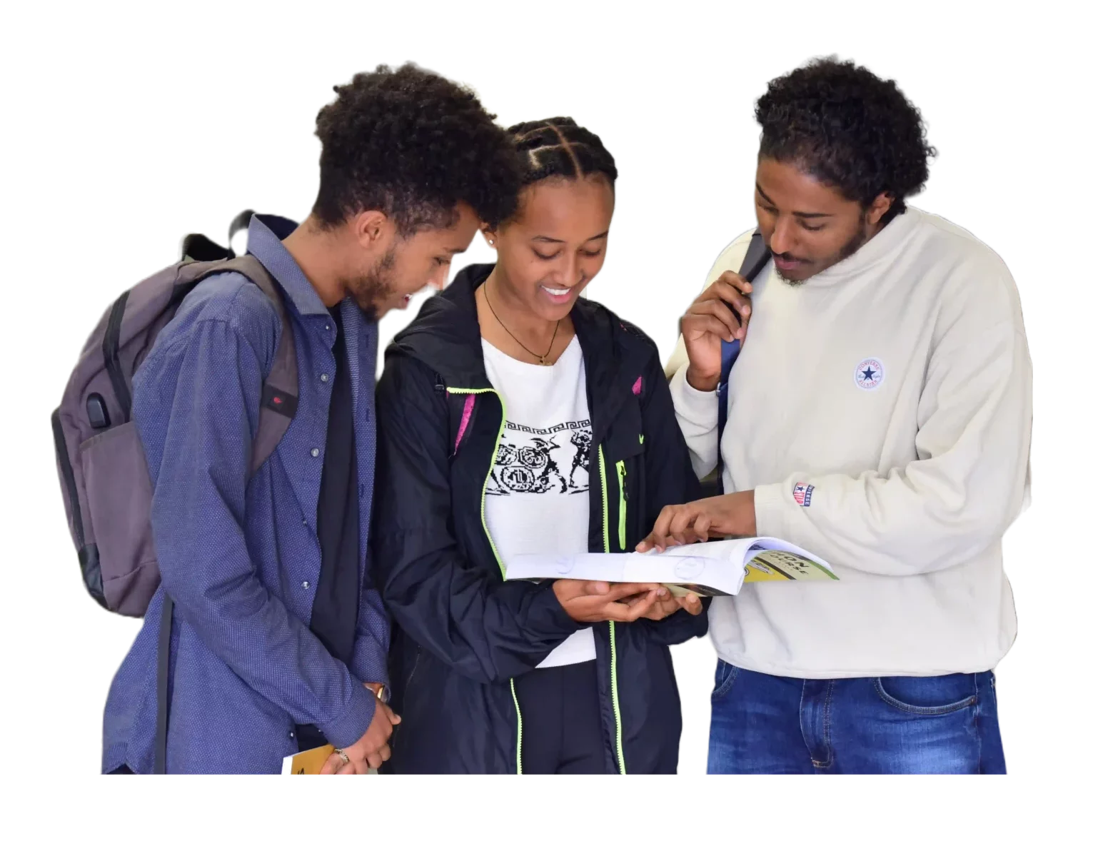 Students learning IT and Systems